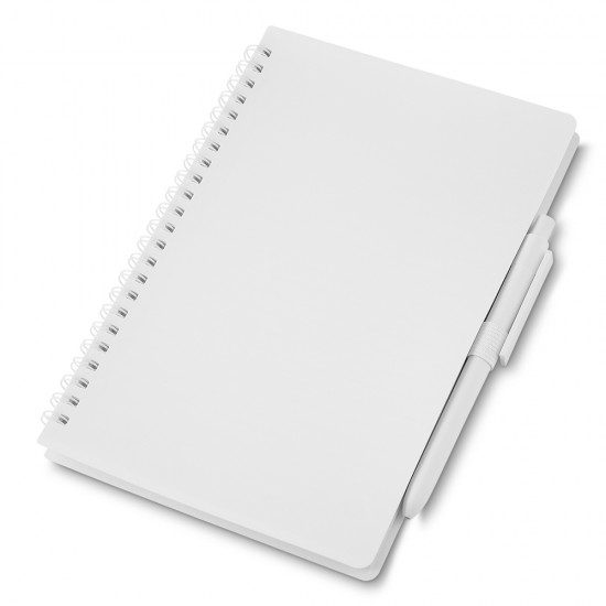 Caderno de Anotações 20x12cm Antibacteriano com Caneta Personalizado