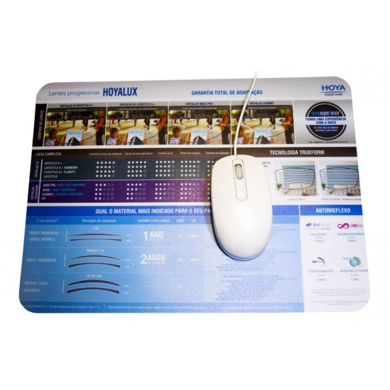 Mouse Pad Balcão PVC - 35 x 24cm Promocional