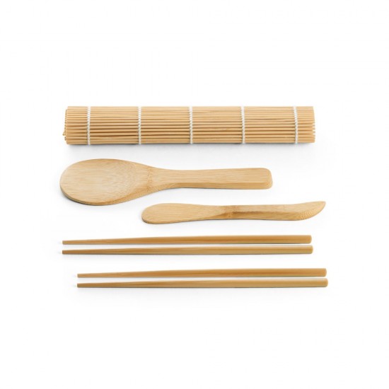 Kit para sushi em bambu Personalizado com Logo