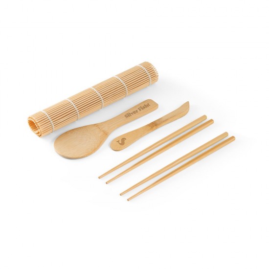 Kit para sushi em bambu Personalizado com Logo