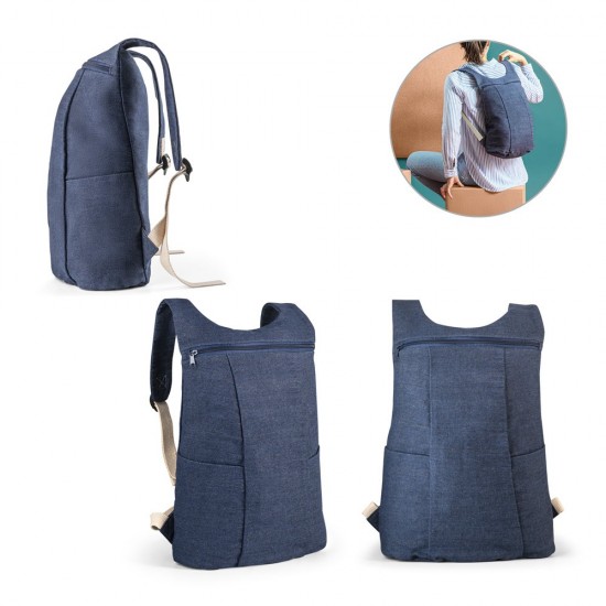 Mochila Casual em Denim Reciclado Personalizada