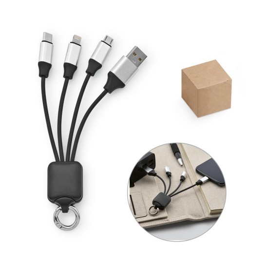 Cabo USB de carregamento rápido 3 em 1 Personalizado