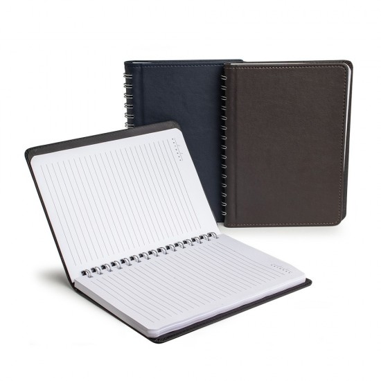 Caderneta 16x21cm em Couro Sintético Personalizada
